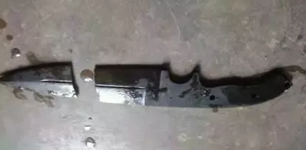 圖3:淬火過程金屬斷裂