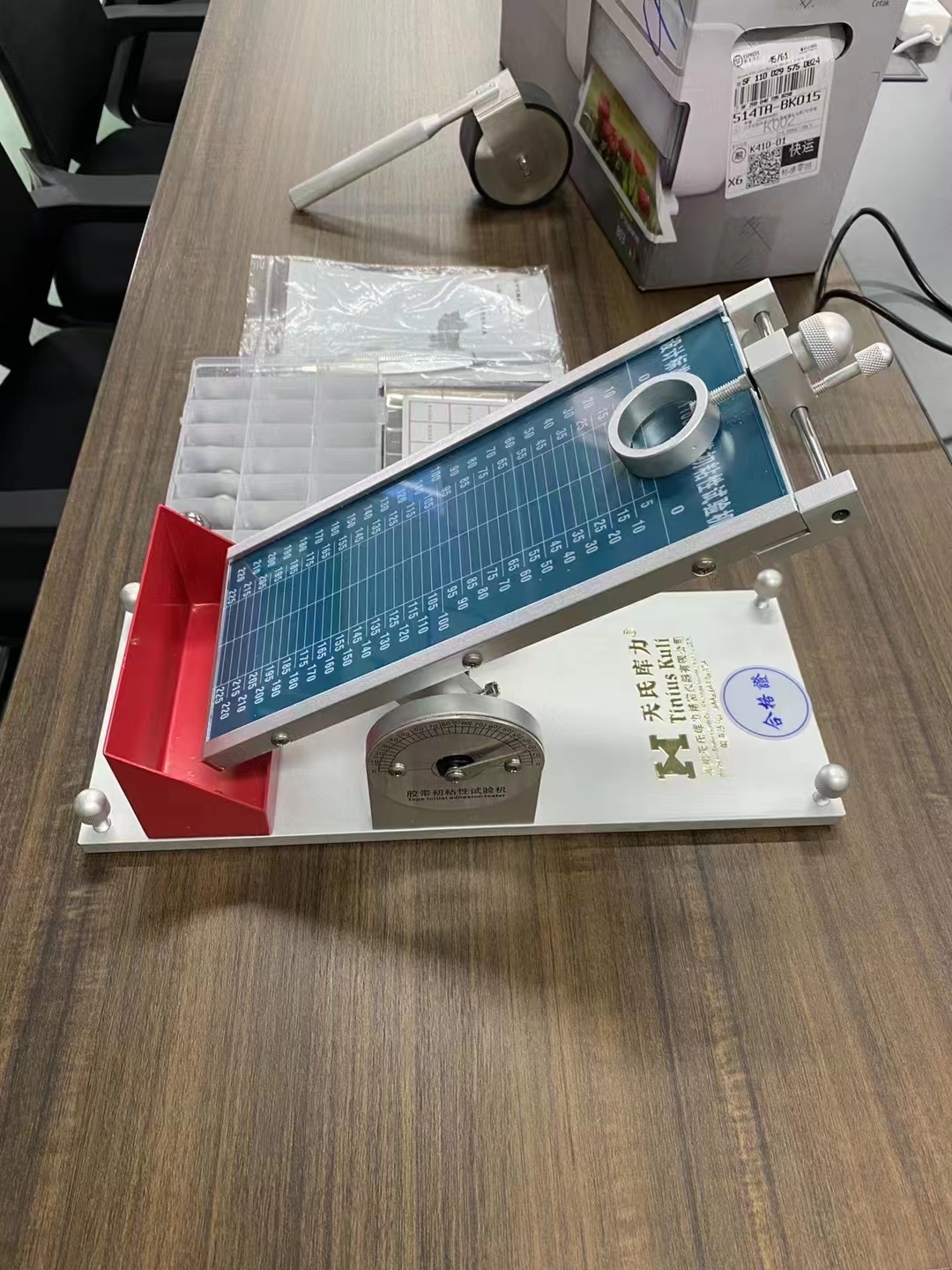 初粘性測(cè)試儀示意圖